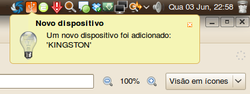 notificação novo dispositivo