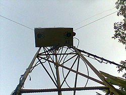 Caixa na torre antiga de 14...