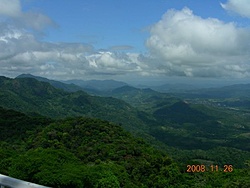 vista da serra....