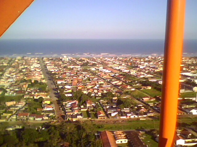 visão do alto da torre
