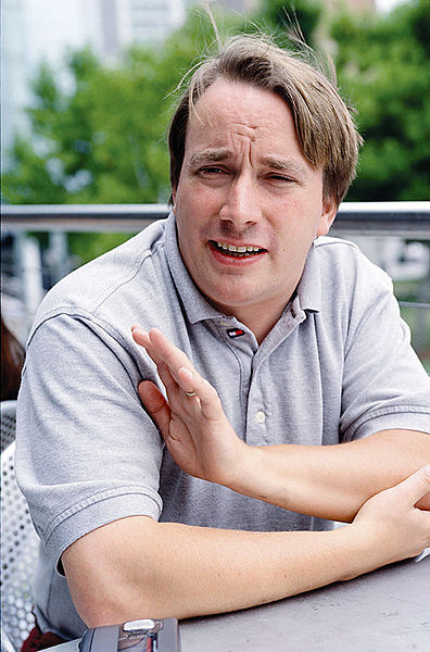 396px Linus Torvalds talking