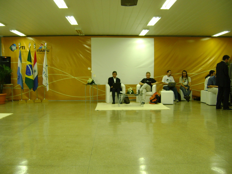 Área de descanso da Sala dos Palestrantes