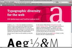 Firefox 3.6 with WOFF