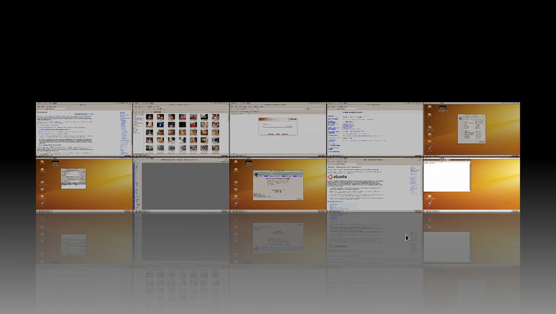 Espaços de trabalho Ubuntu 9.10