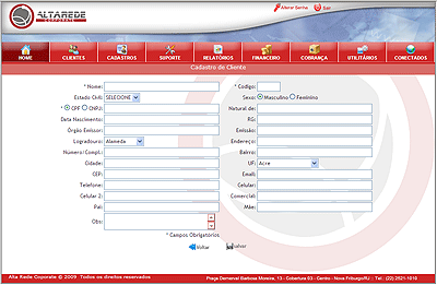 cad cliente