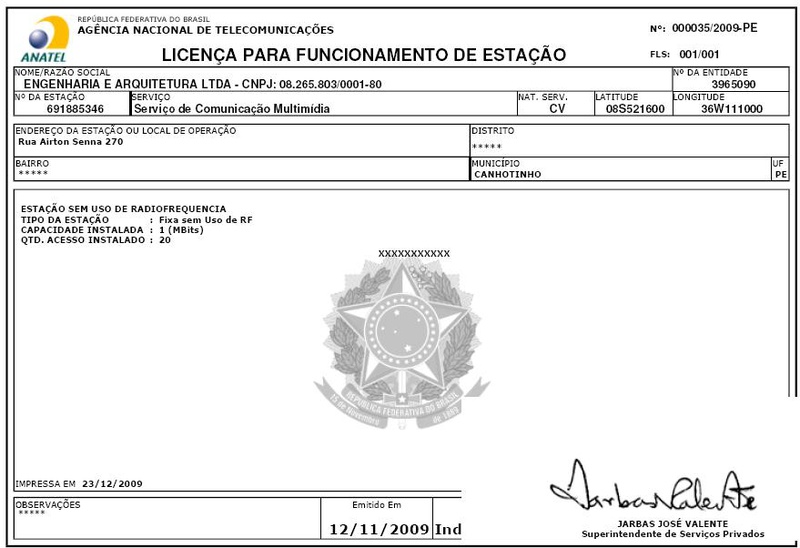 estação autorizada da Engenharte- DEL-LINK Provedor SVA. 
Confiança,Credibilidade e tecnologia trabalhando justos.