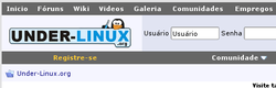 Screenshots do Under-Linux para uso em tutoriais destinados a atender os usuários iniciantes do Portal.